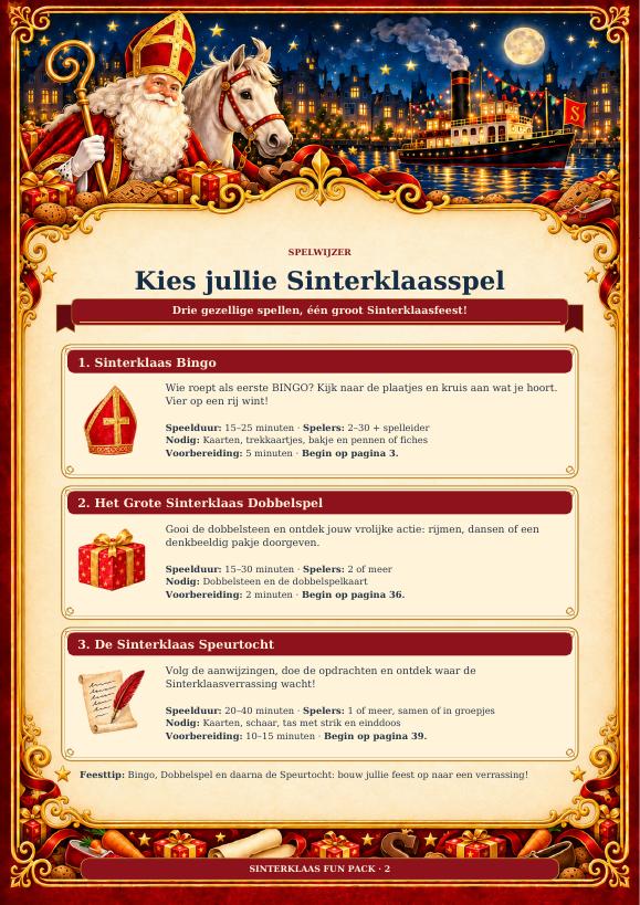 Spelwijzer uit het Fun Pack